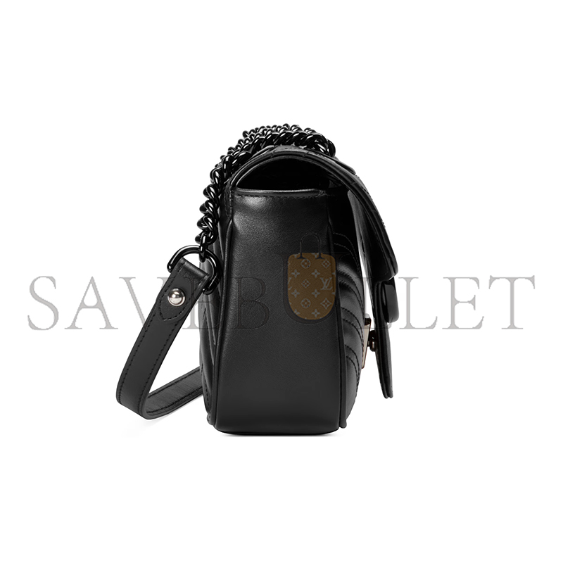 GUCCI GG MARMONT SMALL SHOULDER BAG 446744 DTDFV 1000 (22*13*6cm) GUCCI GG MARMONT SMALL SHOULDER BAG 446744 DTDFV 1000 (22*13*6cm)